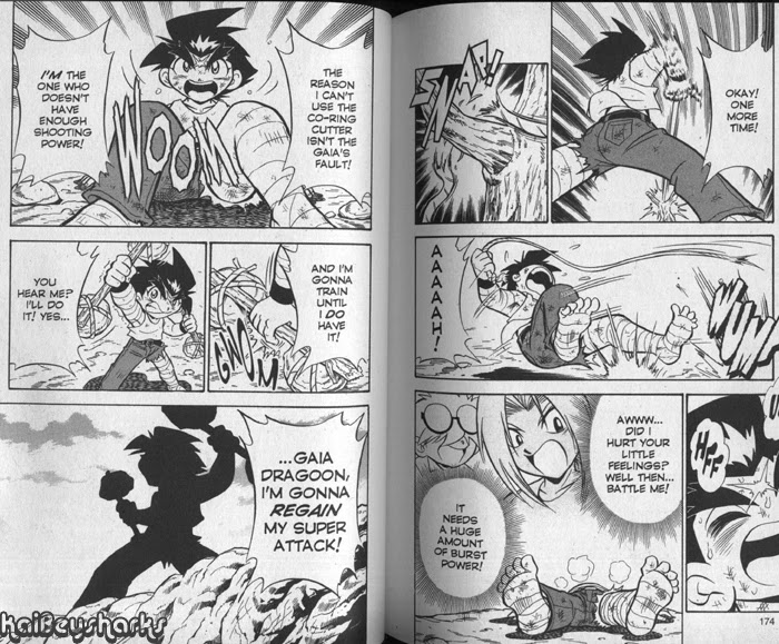 Bakuden Shoot Beyblade Chapter 9.3-5 page 21 - Vol.9 Chapter 3.5