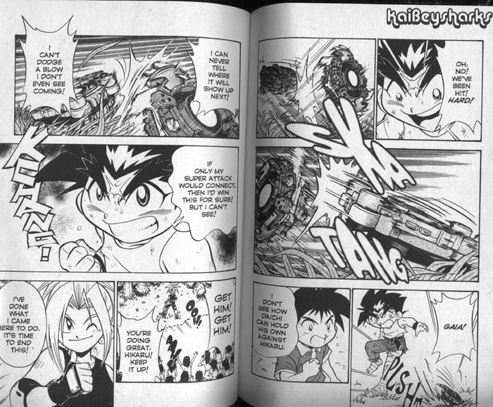 Bakuden Shoot Beyblade Chapter 9.3-5 page 8 - Vol.9 Chapter 3.5