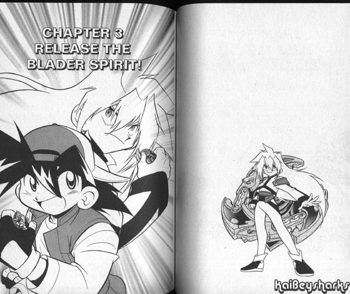 Bakuden Shoot Beyblade Chapter 9.3 page 1 - Vol.9 Chapter 3