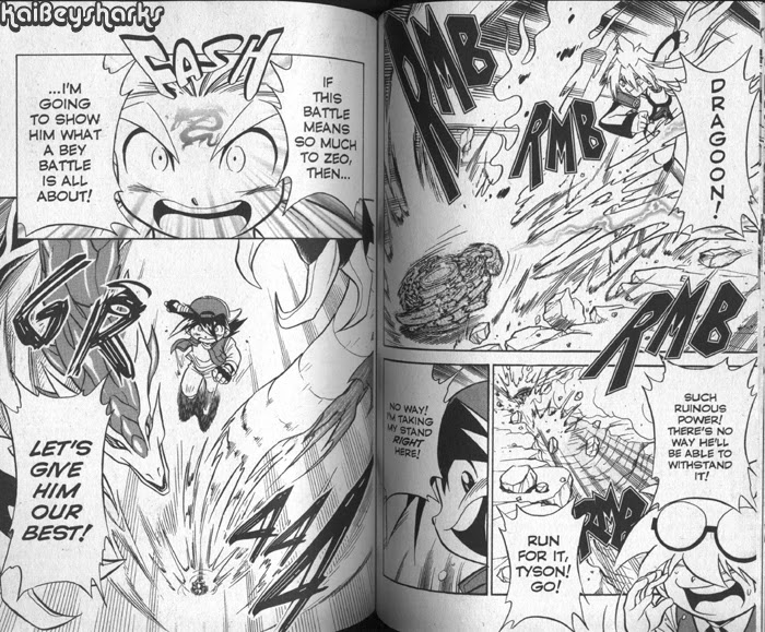 Bakuden Shoot Beyblade Chapter 9.3 page 13 - Vol.9 Chapter 3