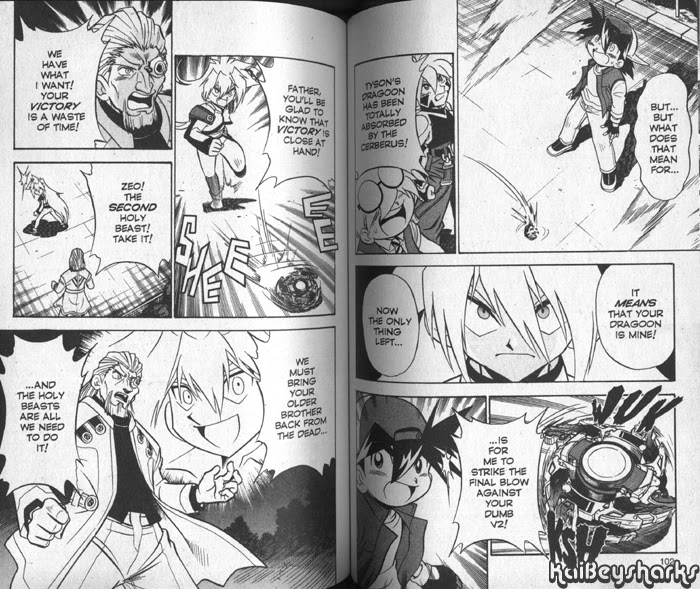 Bakuden Shoot Beyblade Chapter 9.3 page 17 - Vol.9 Chapter 3