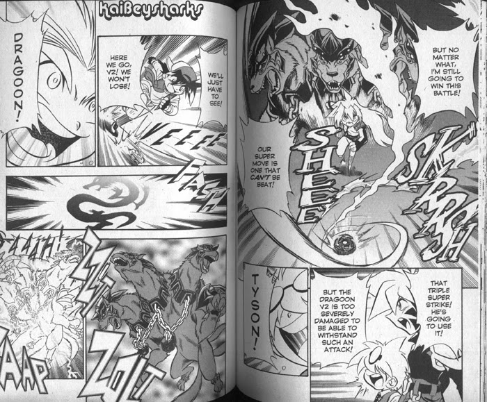 Bakuden Shoot Beyblade Chapter 9.3 page 24 - Vol.9 Chapter 3