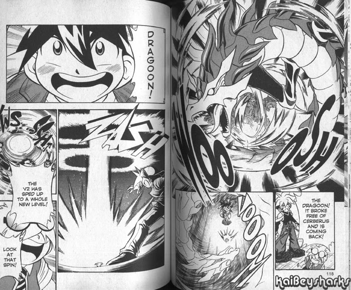 Bakuden Shoot Beyblade Chapter 9.3 page 25 - Vol.9 Chapter 3