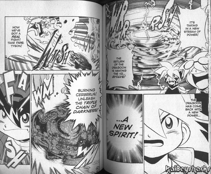 Bakuden Shoot Beyblade Chapter 9.3 page 26 - Vol.9 Chapter 3