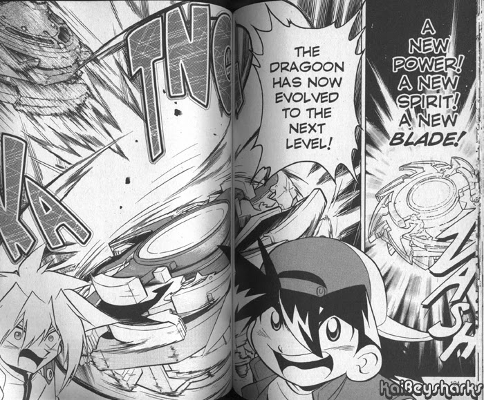 Bakuden Shoot Beyblade Chapter 9.3 page 28 - Vol.9 Chapter 3