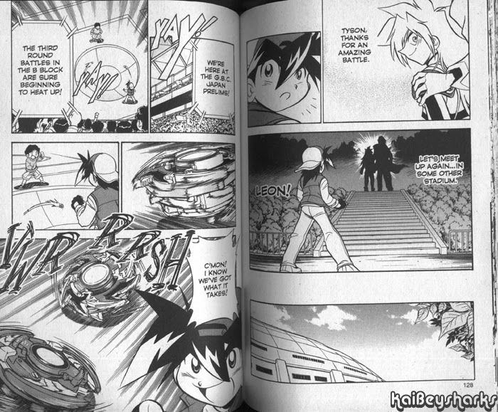 Bakuden Shoot Beyblade Chapter 9.3 page 30 - Vol.9 Chapter 3