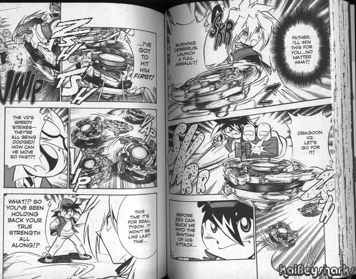 Bakuden Shoot Beyblade Chapter 9.3 page 4 - Vol.9 Chapter 3