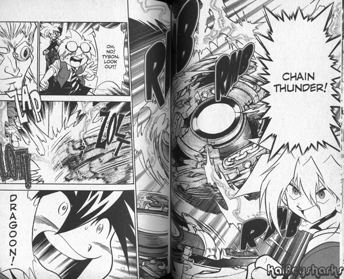 Bakuden Shoot Beyblade Chapter 9.3 page 6 - Vol.9 Chapter 3
