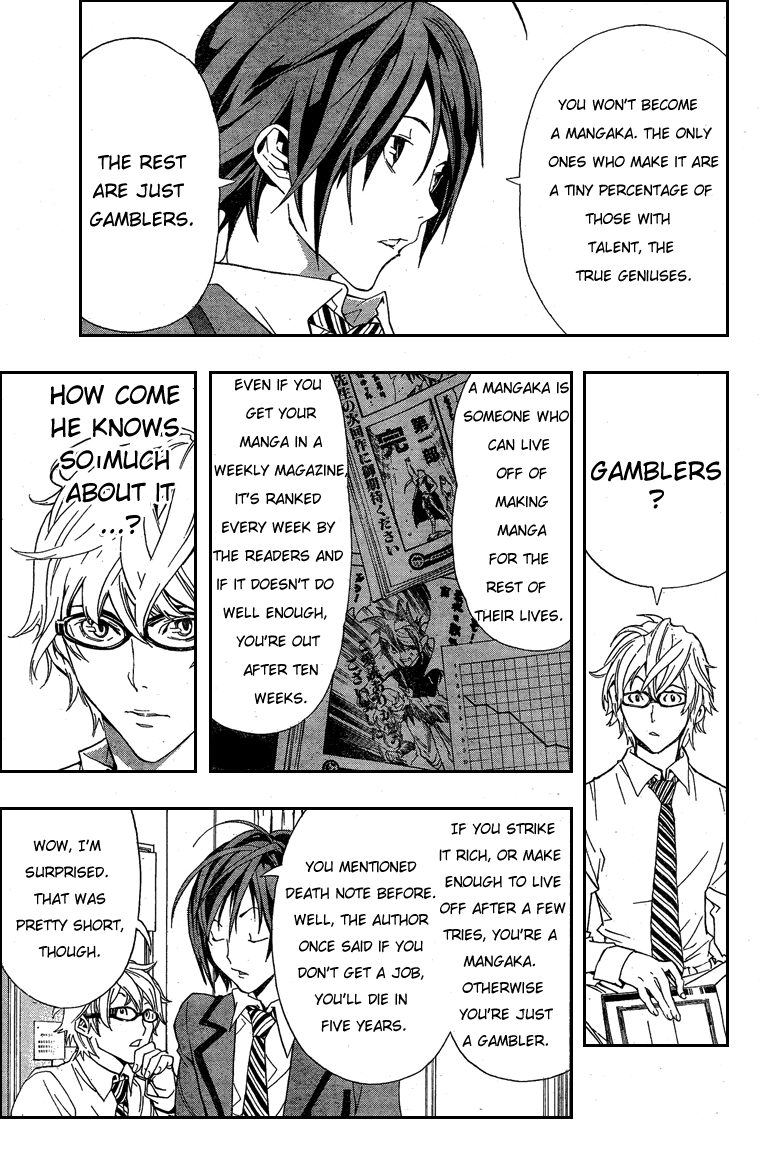 Bakuman Chapter 1 page 19 - Chapter 1: Dreams and Reality