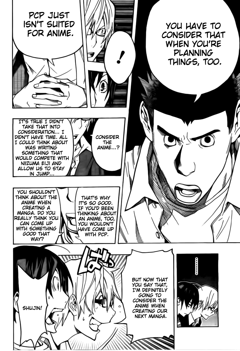 Bakuman Chapter 101 page 6 - Chapter 101: Complaints and Aiming High