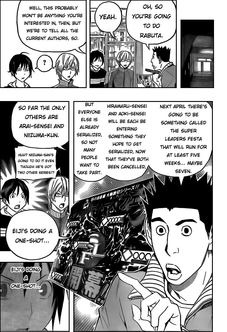 Bakuman Chapter 106 page 13 - Chapter 106: Match and Fest
