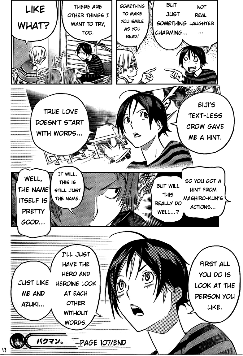 Bakuman Chapter 107 page 18 - Chapter 107: Suitable Things and Favorite Things