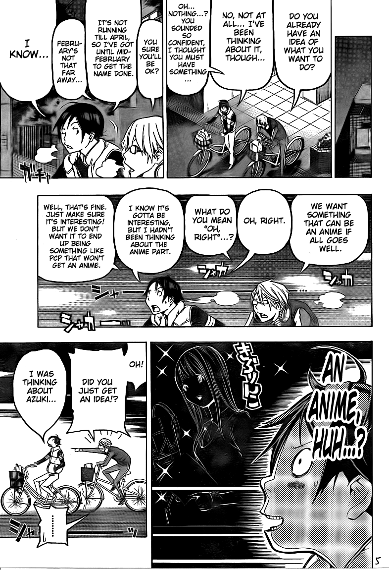 Bakuman Chapter 107 page 5 - Chapter 107: Suitable Things and Favorite Things