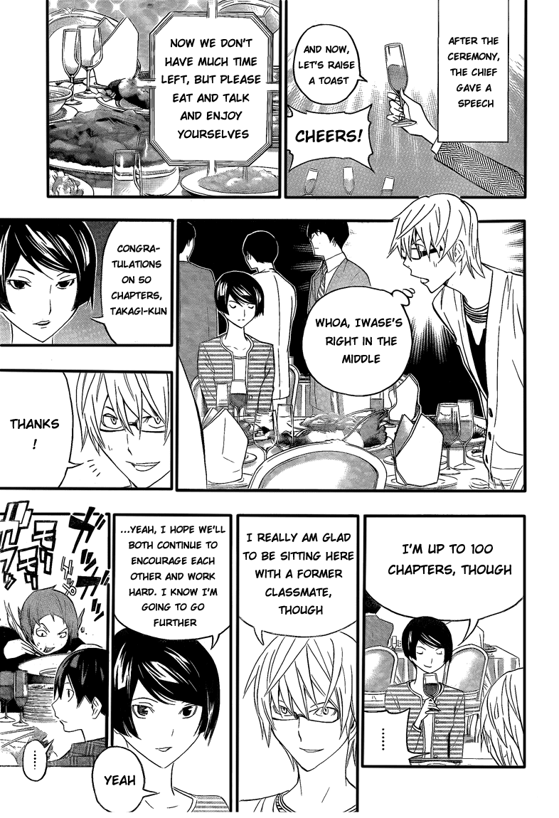 Bakuman Chapter 115 page 11 - Chapter 115: Commemorative Photoshoot and Classroom