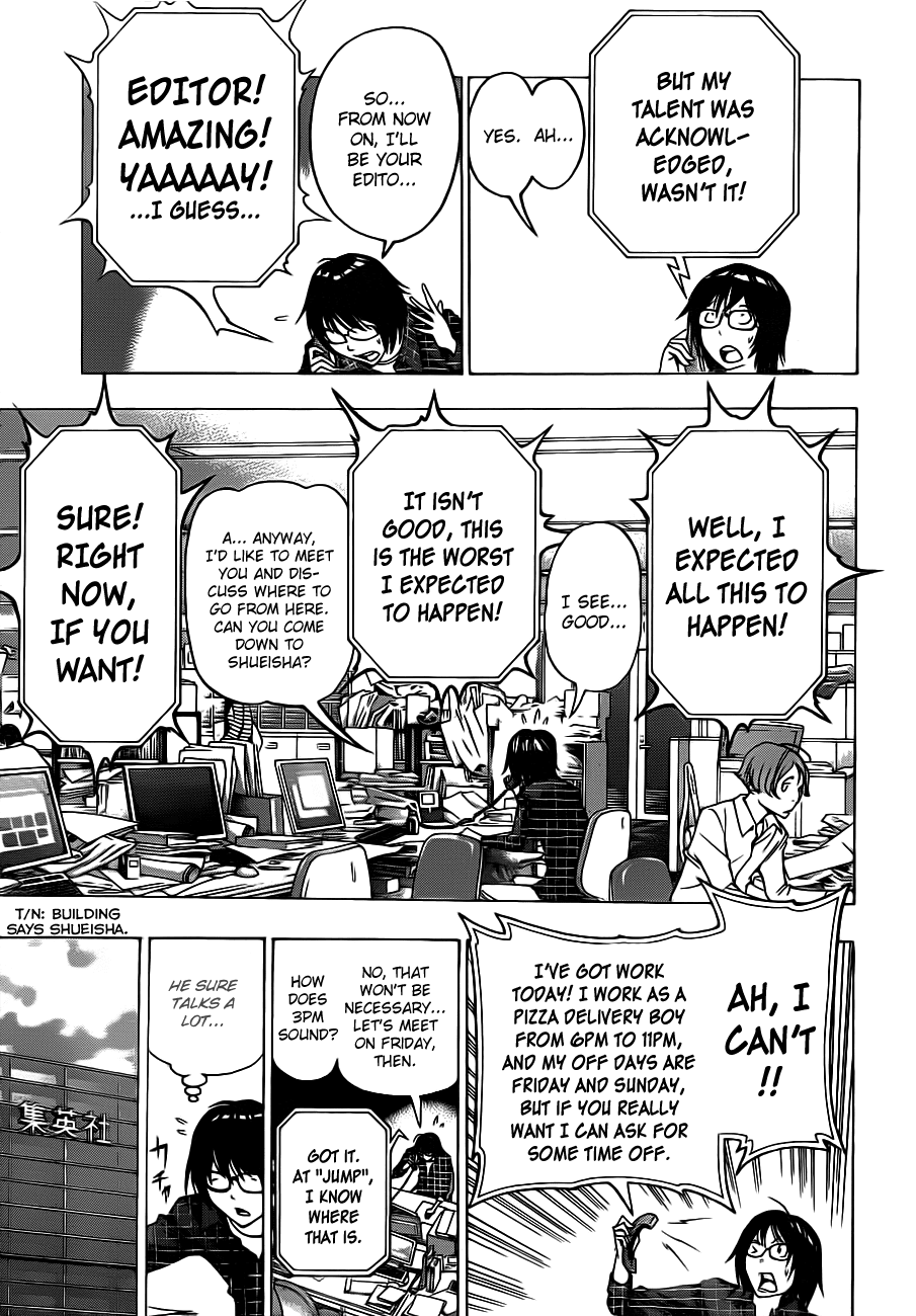 Bakuman Chapter 117 page 9 - Chapter 117: Fan Letter and Blog