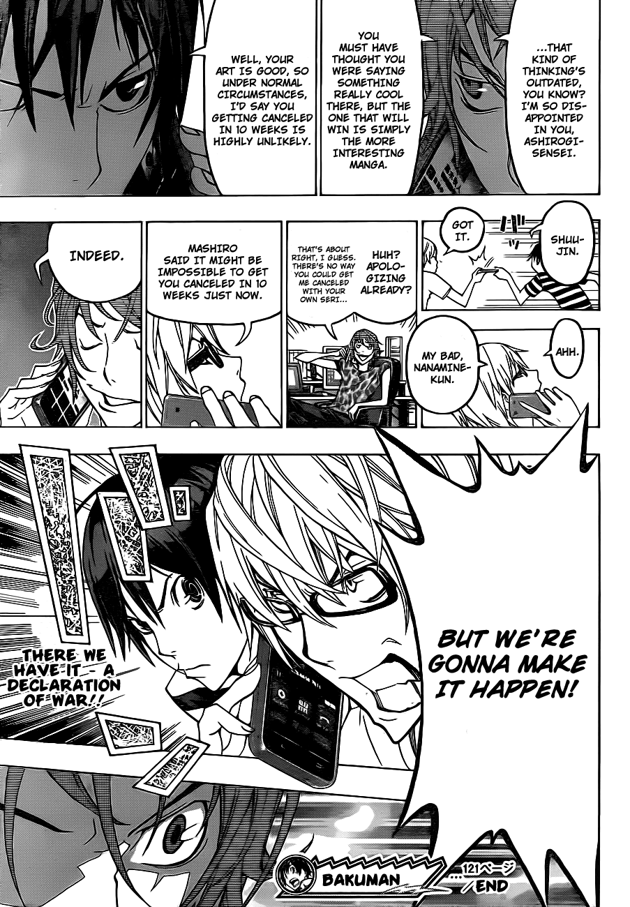 Bakuman Chapter 121 page 20 - Chapter 121: Self-Confidence And Resolve