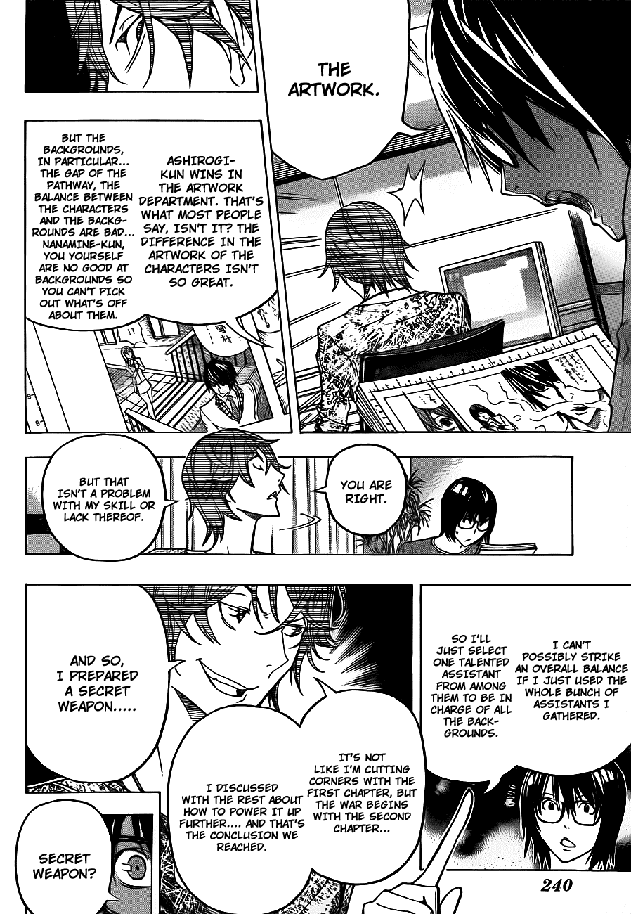 Bakuman Chapter 122 page 20 - Chapter 122: Psychological Warfare and Catchphrases