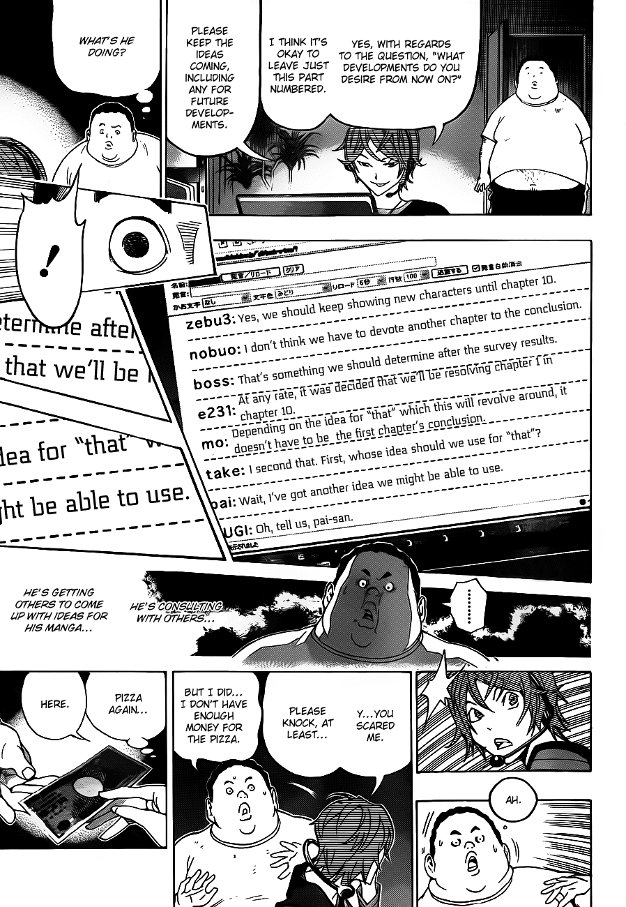 Bakuman Chapter 123 page 11 - Chapter 123: Pizza And Tea