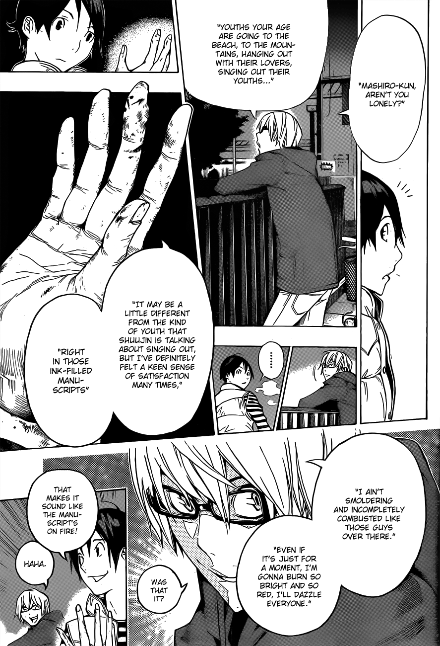Bakuman Chapter 130 page 14 - Chapter 130: Fever and Ahes