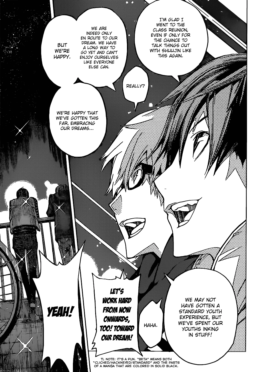 Bakuman Chapter 130 page 16 - Chapter 130: Fever and Ahes