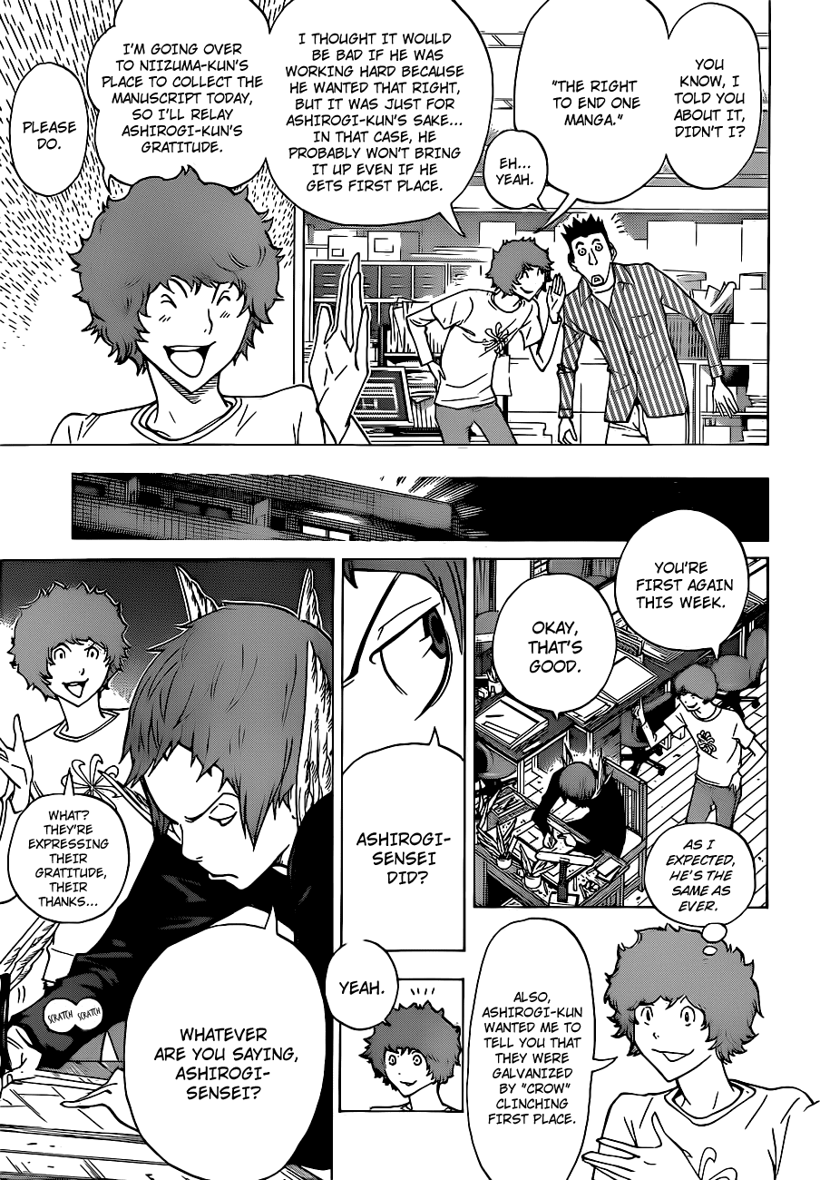 Bakuman Chapter 134 page 12 - Chapter 134: Running Solo and Slow Footedness