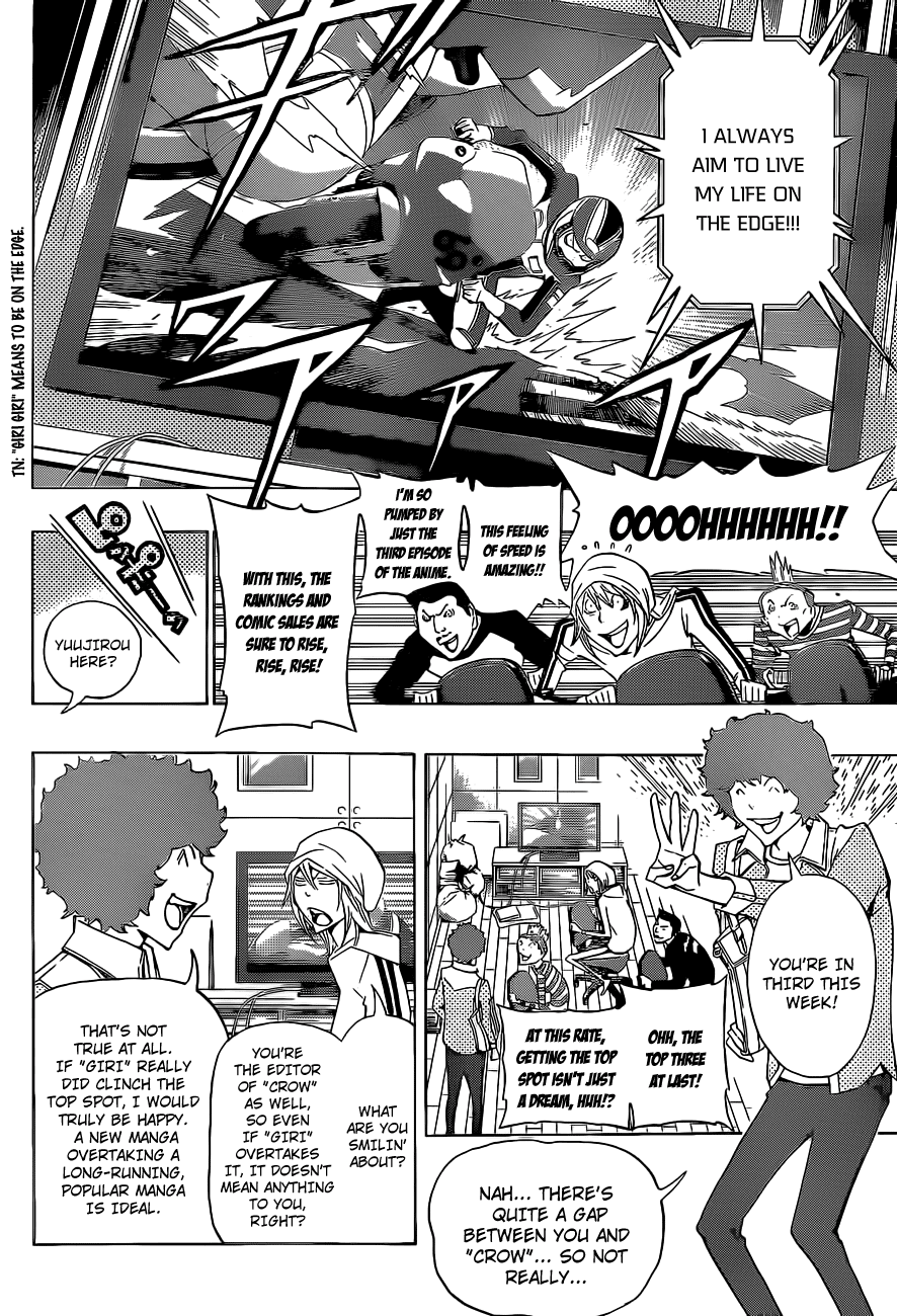 Bakuman Chapter 134 page 15 - Chapter 134: Running Solo and Slow Footedness