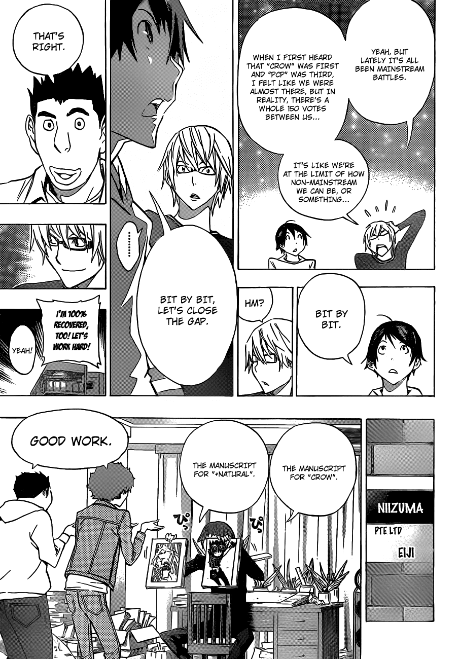 Bakuman Chapter 134 page 4 - Chapter 134: Running Solo and Slow Footedness