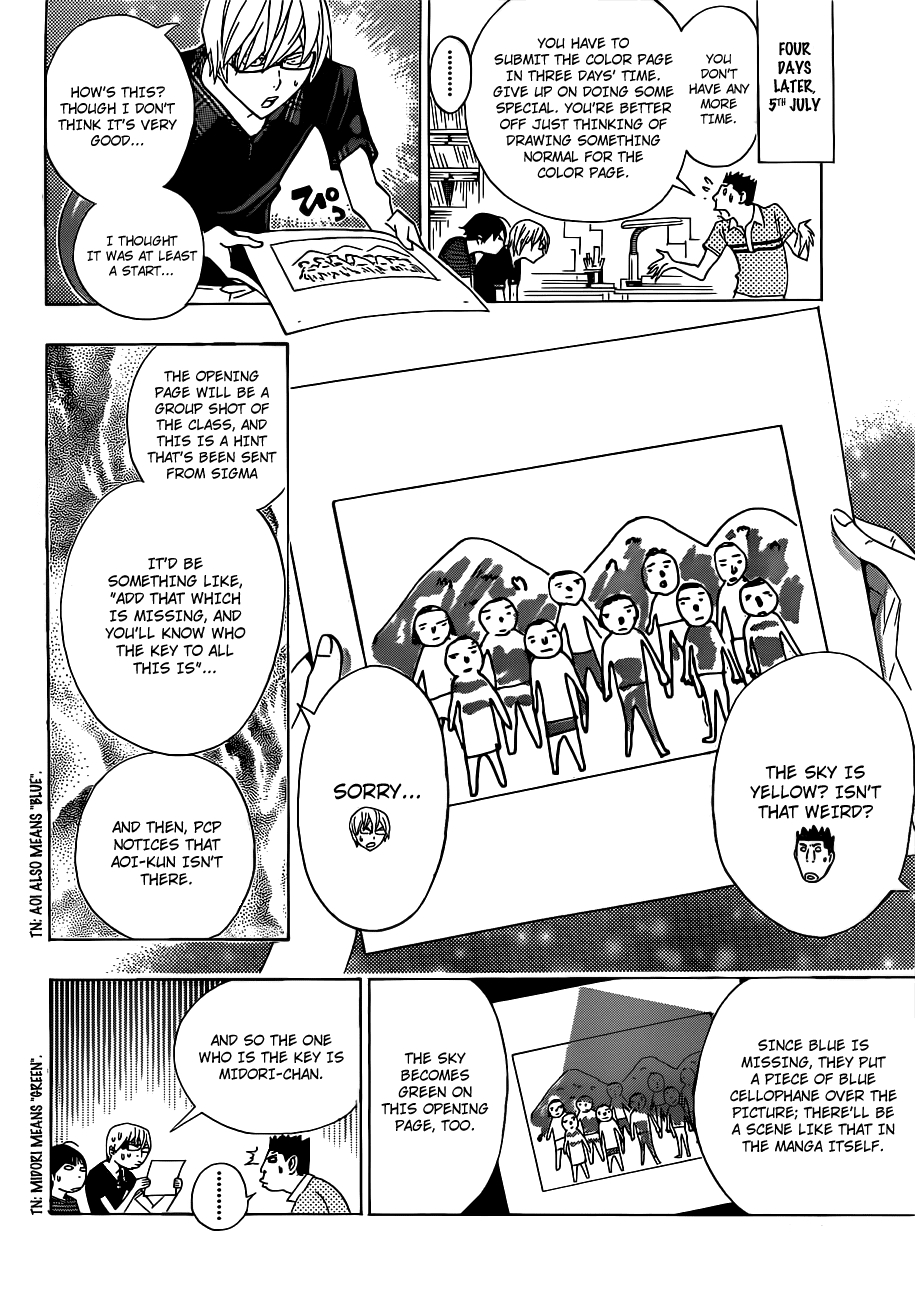 Bakuman Chapter 137 page 17 - Chapter 137: Lead Color and Center Color