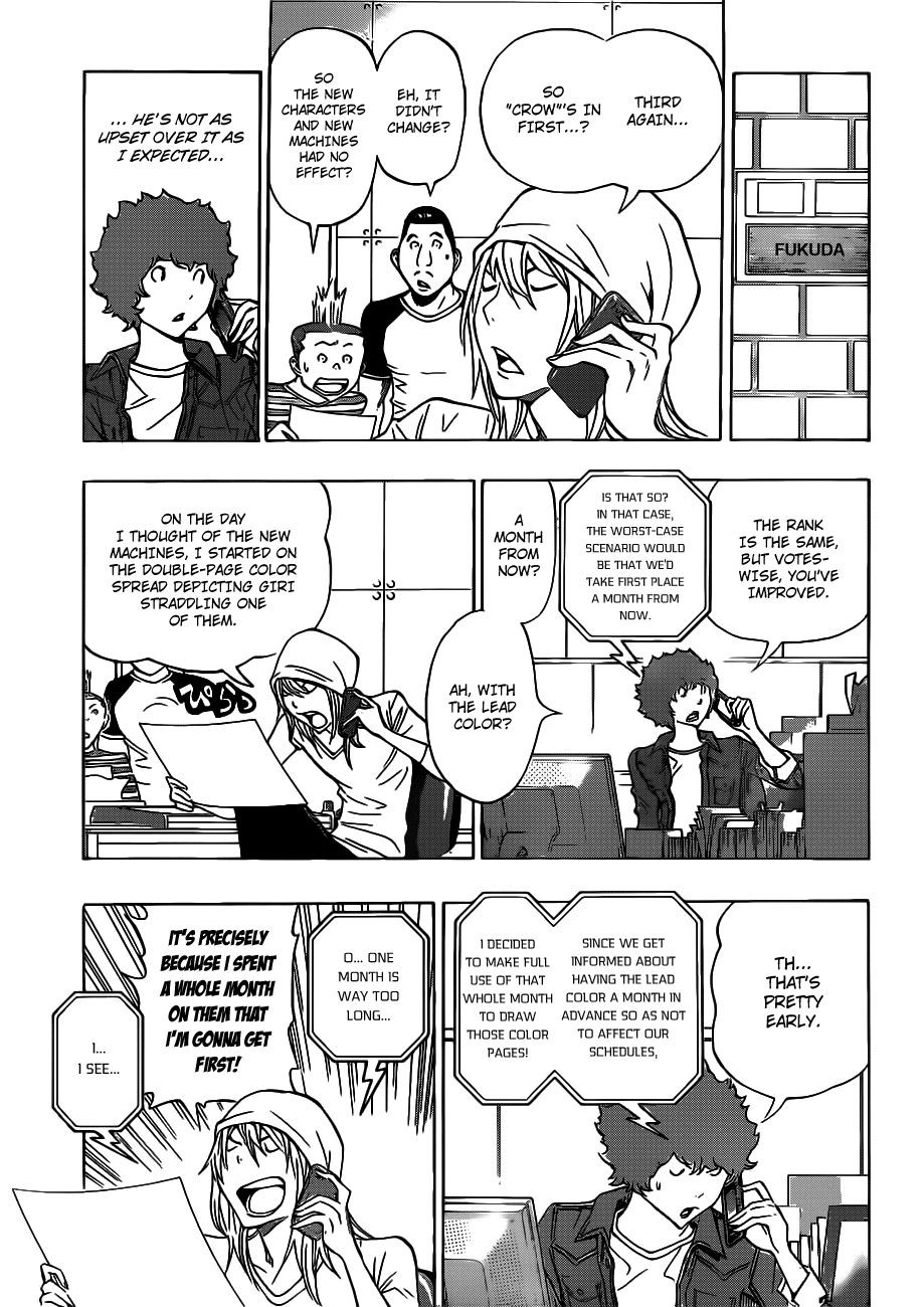 Bakuman Chapter 137 page 6 - Chapter 137: Lead Color and Center Color