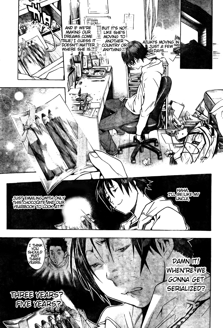 Bakuman Chapter 14 page 11 - Chapter 14: Dinner and Graduation