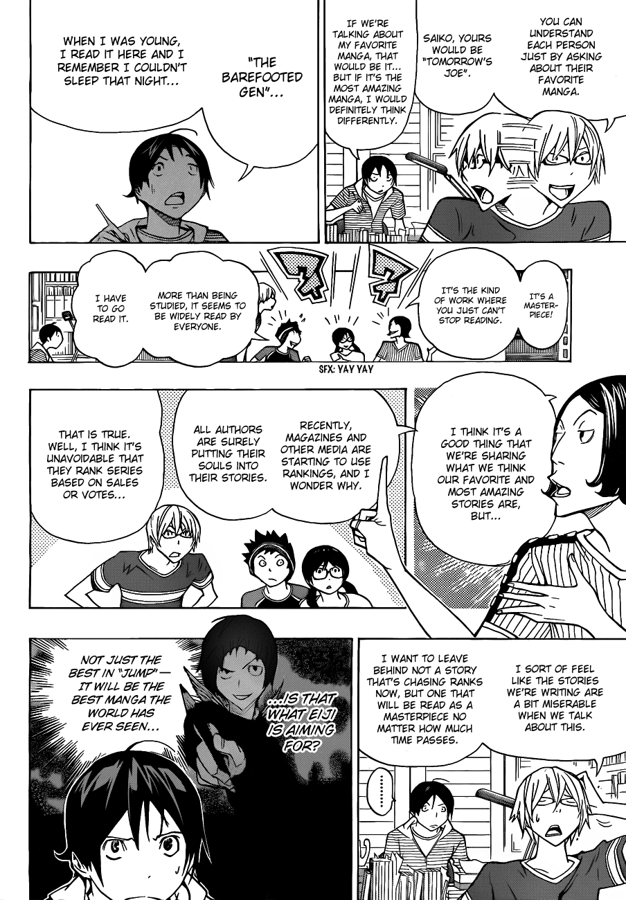 Bakuman Chapter 140 page 4 - Chapter 140: Limits and The Phoenix