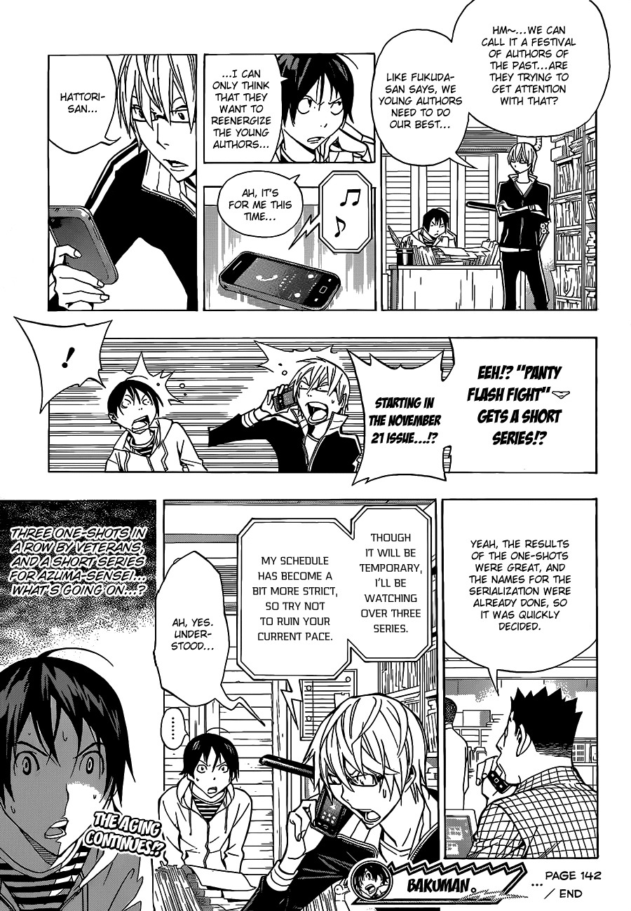 Bakuman Chapter 142 page 20 - Chapter 142: Newcomers and Veterans