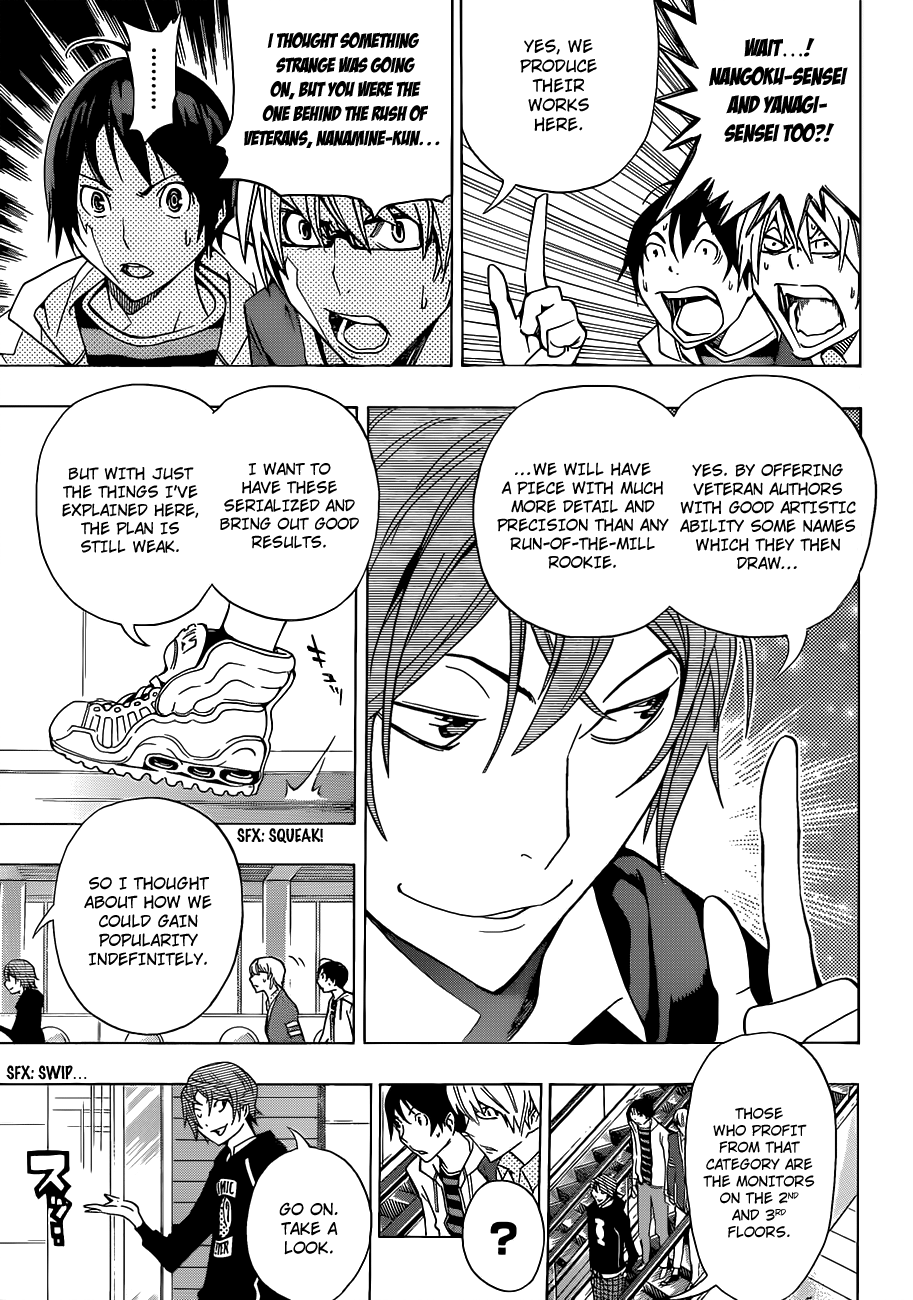 Bakuman Chapter 144 page 14 - Chapter 144: Company and Winning Strategy