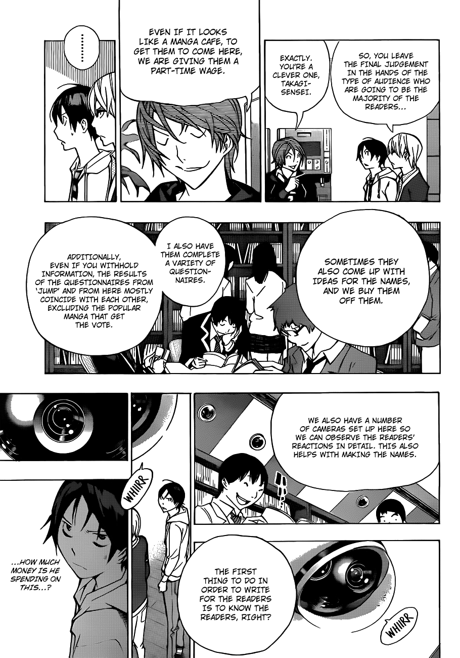 Bakuman Chapter 144 page 16 - Chapter 144: Company and Winning Strategy