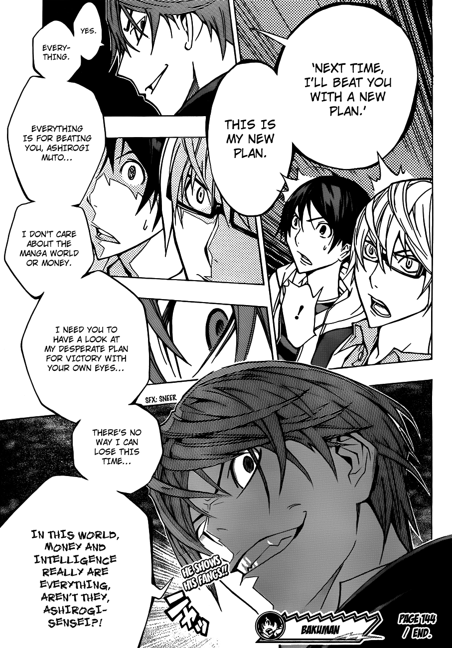 Bakuman Chapter 144 page 20 - Chapter 144: Company and Winning Strategy