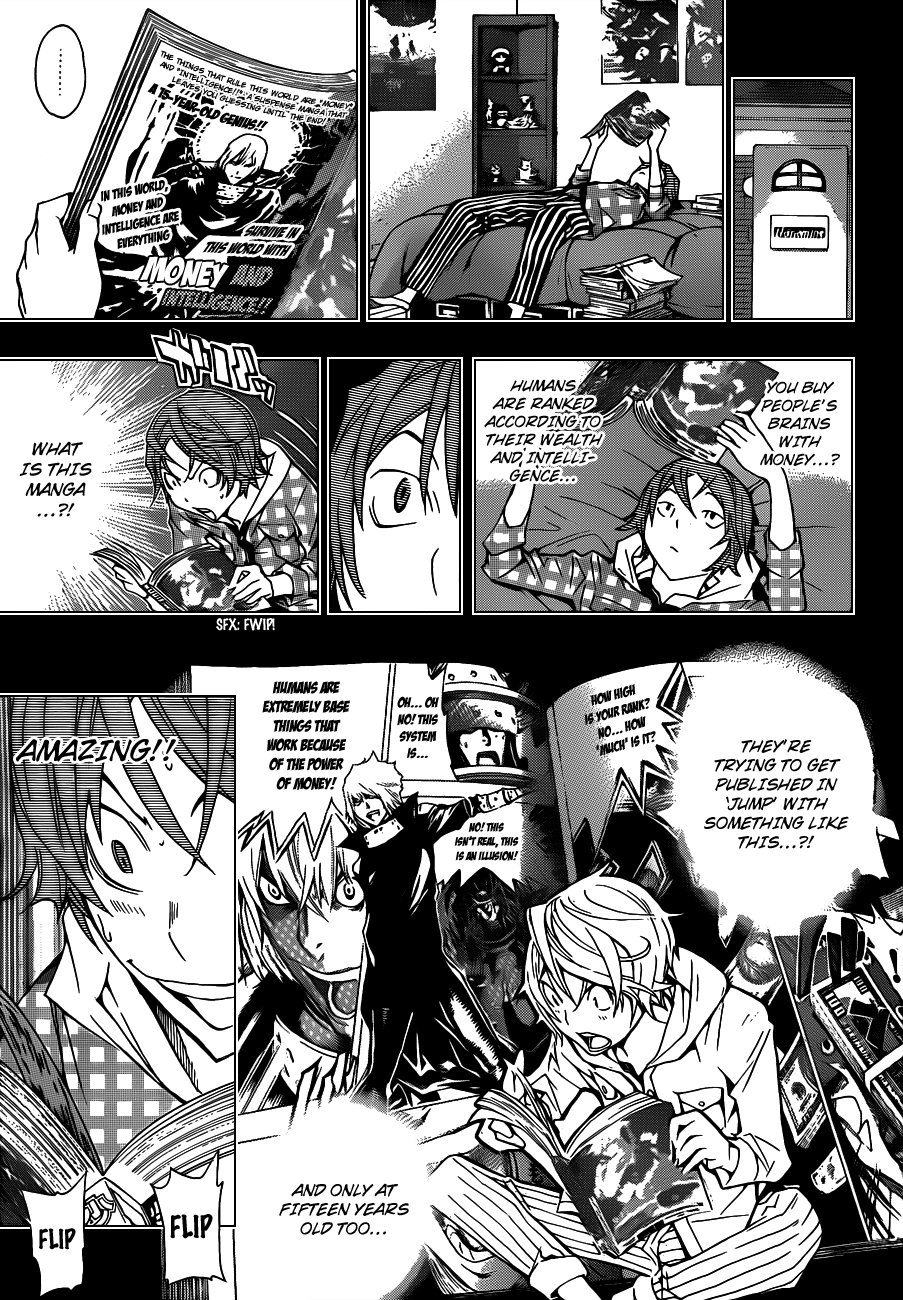Bakuman Chapter 144 page 6 - Chapter 144: Company and Winning Strategy