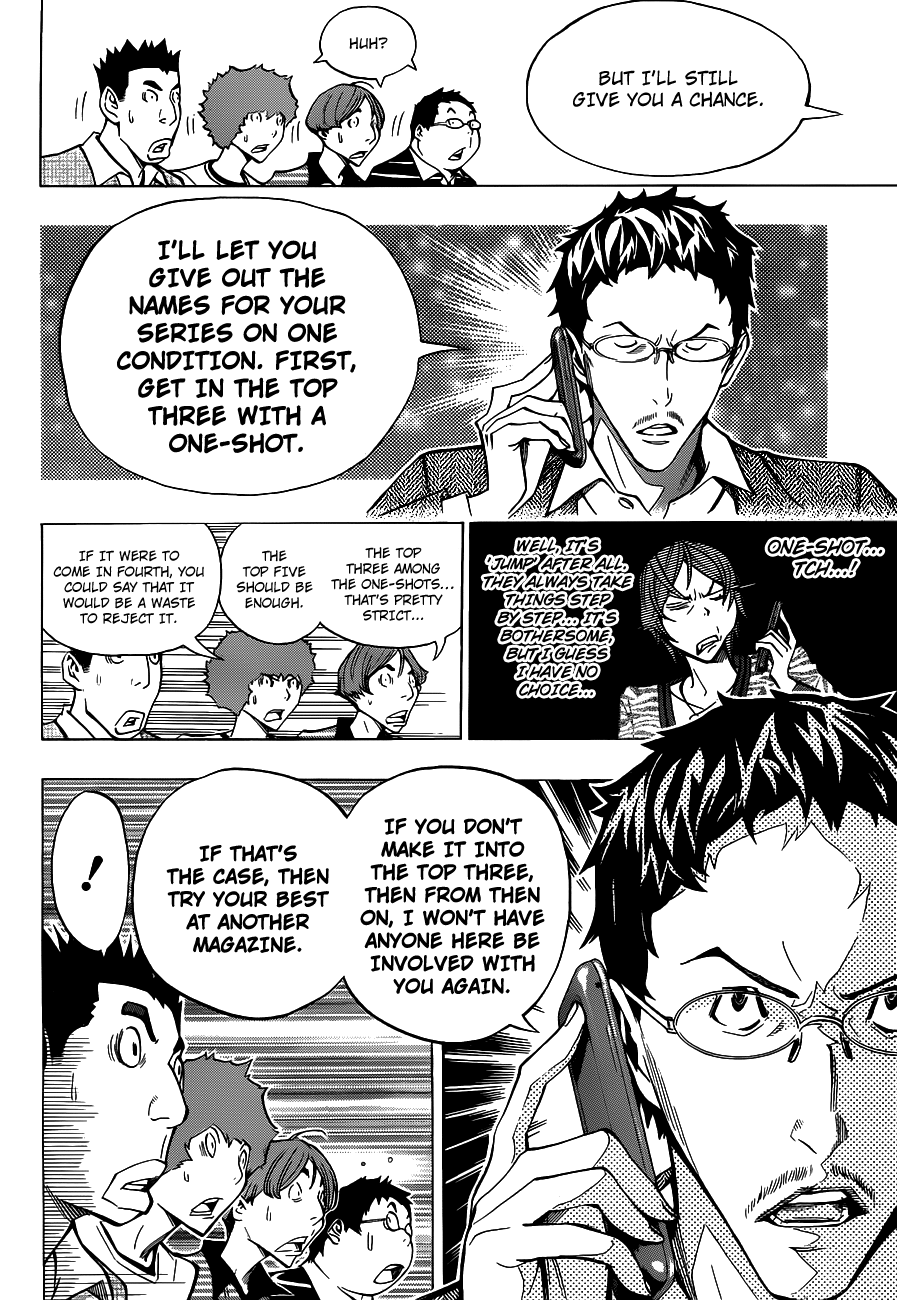 Bakuman Chapter 147 page 20 - Chapter 147: Disposables and Fighting Spirit