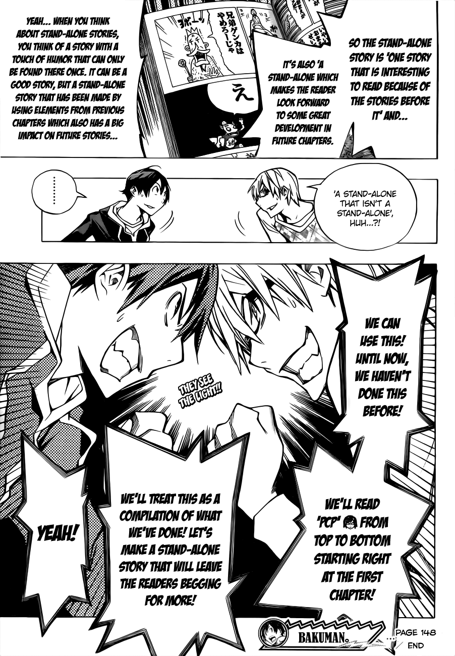 Bakuman Chapter 148 page 20 - Chapter 148: One-hit Battle and Stand-alone Story