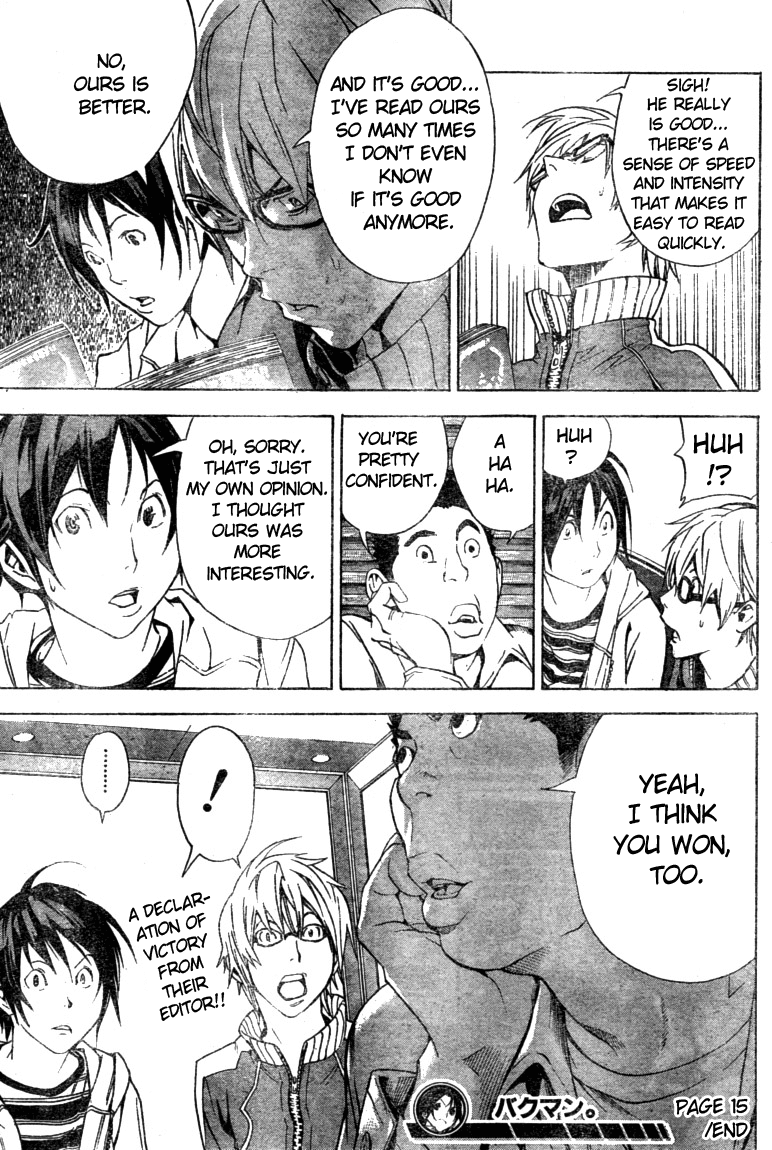 Bakuman Chapter 15 page 19 - Chapter 15: Send and Reply