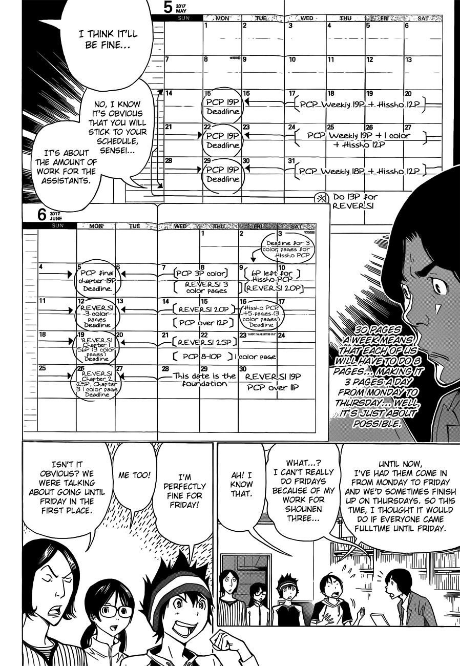 Bakuman Chapter 156 page 5 - Chapter 156: Margins and Hell