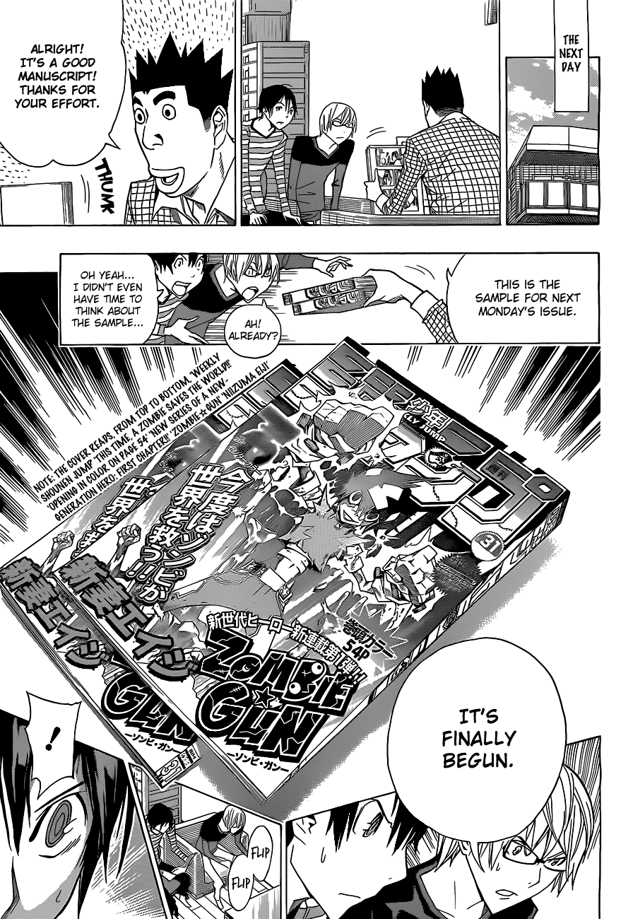 Bakuman Chapter 157 page 4 - Chapter 157: Antagonists and Switching
