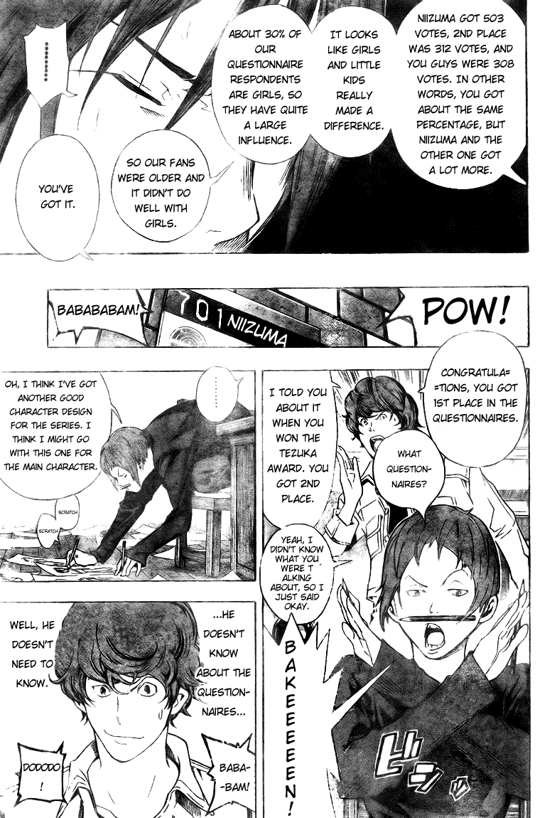 Bakuman Chapter 16 page 15 - Chapter 16: Early results and the real deal