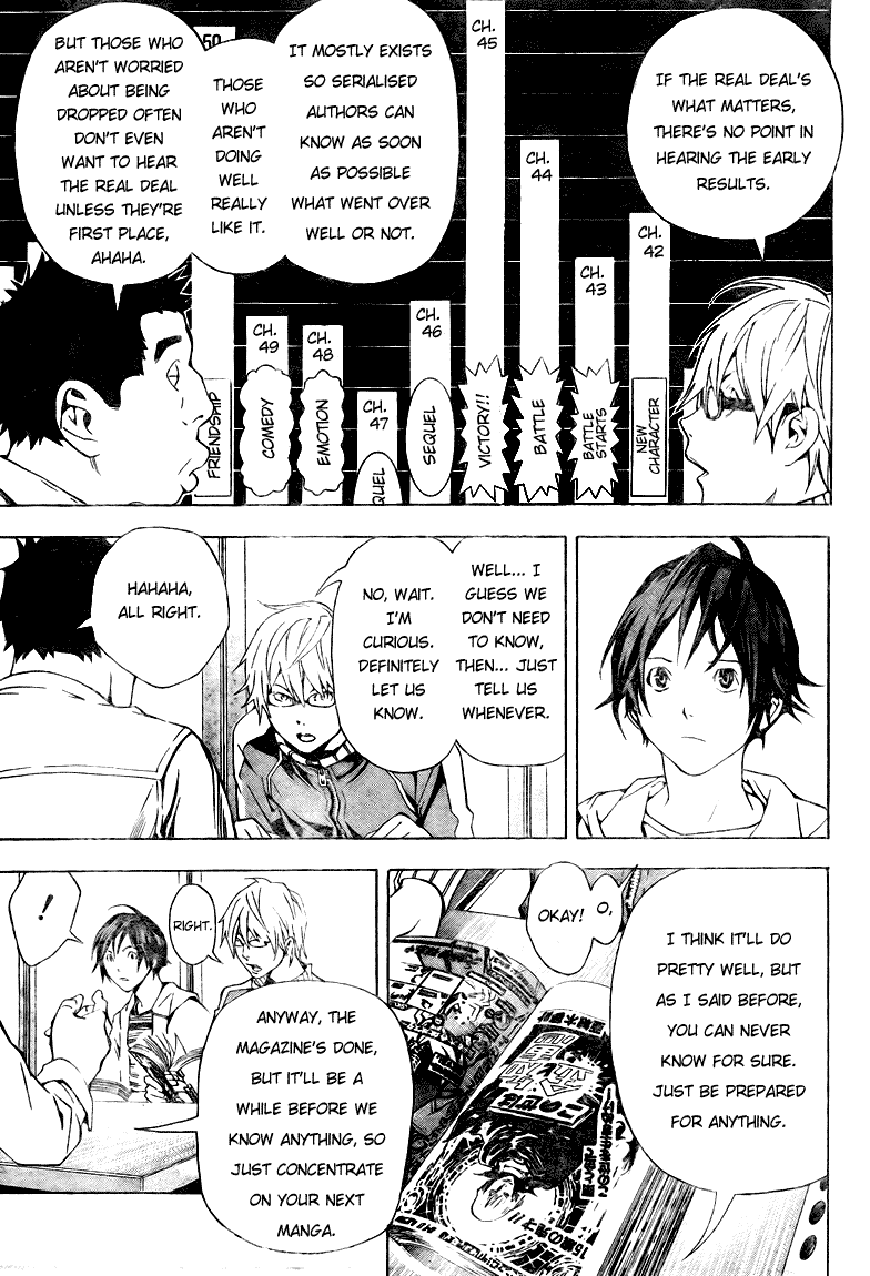 Bakuman Chapter 16 page 5 - Chapter 16: Early results and the real deal