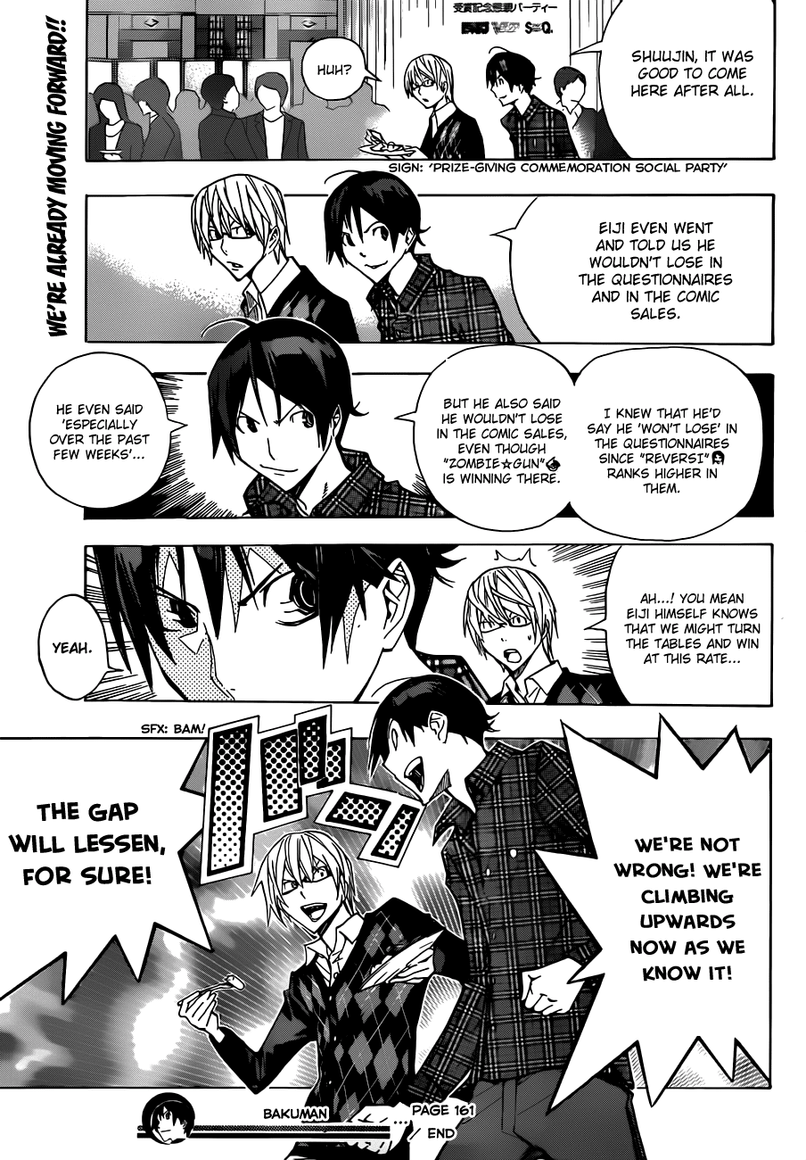 Bakuman Chapter 161 page 20 - Chapter 161: Breather and Party