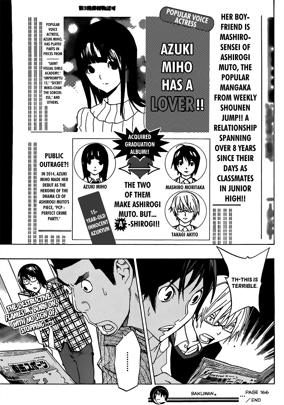 Bakuman Chapter 166 page 20 - Chapter 166: Rumors and Articles