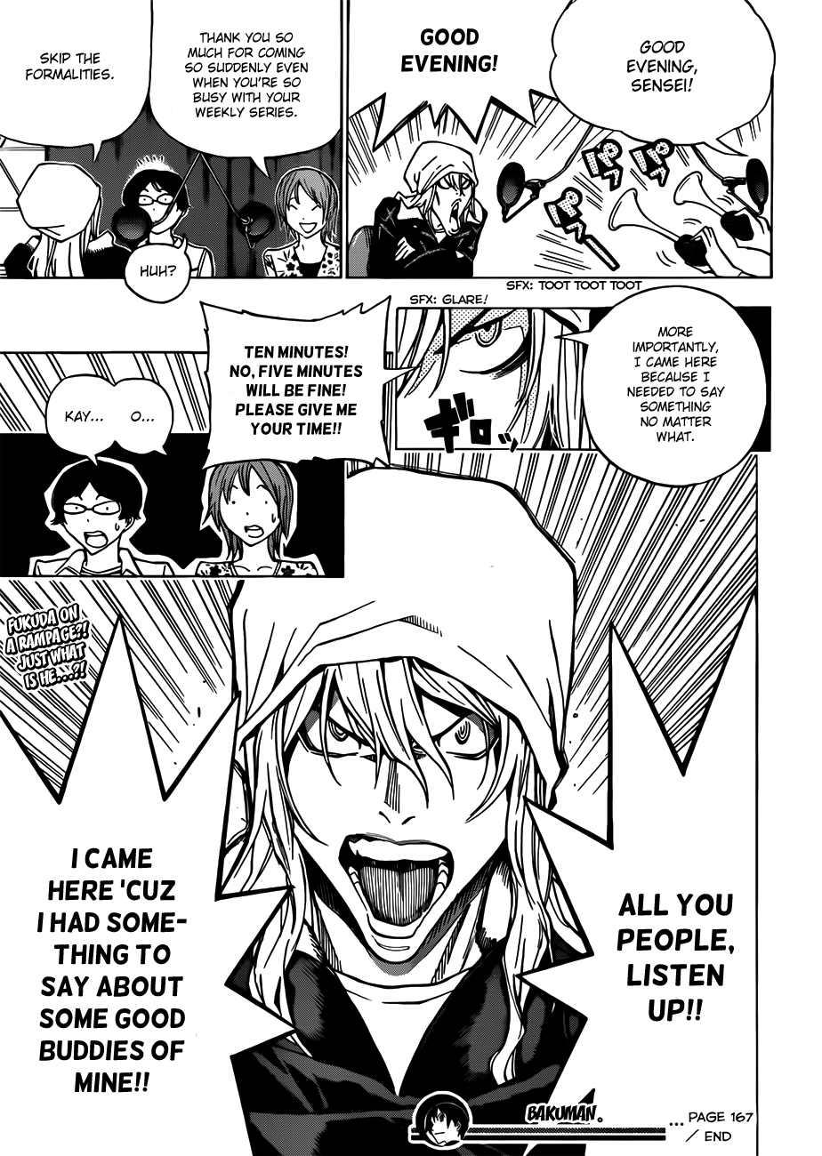 Bakuman Chapter 167 page 20 - Chapter 167: Nonsense and A Few Words