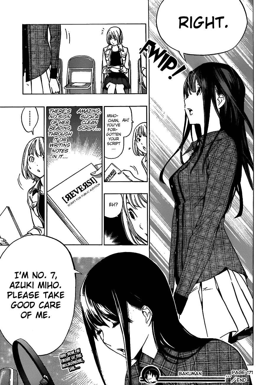 Bakuman Chapter 171 page 20 - Chapter 171: Microphone and Script