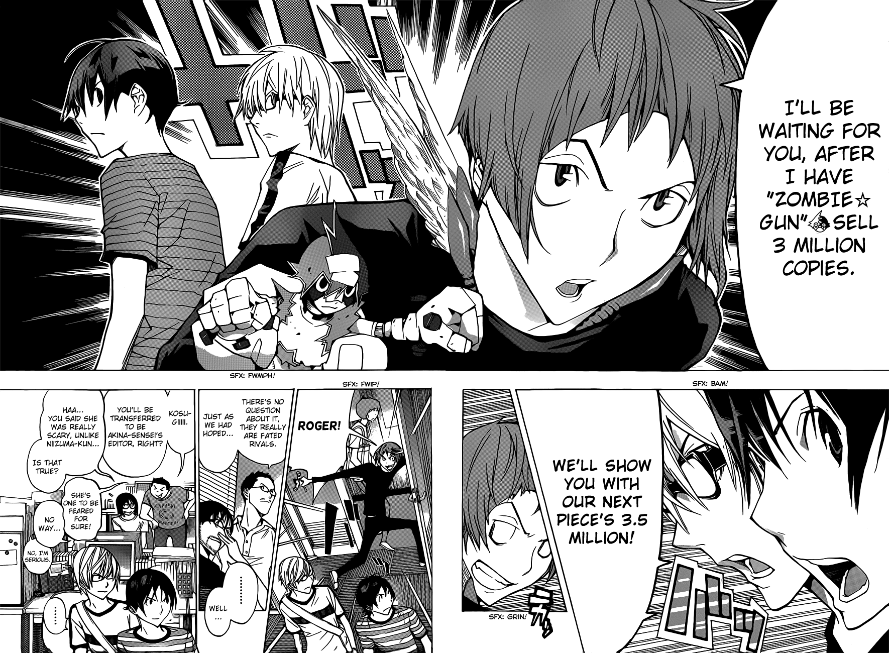 Bakuman Chapter 175 page 9 - Chapter 175: Release Date and the Night Before