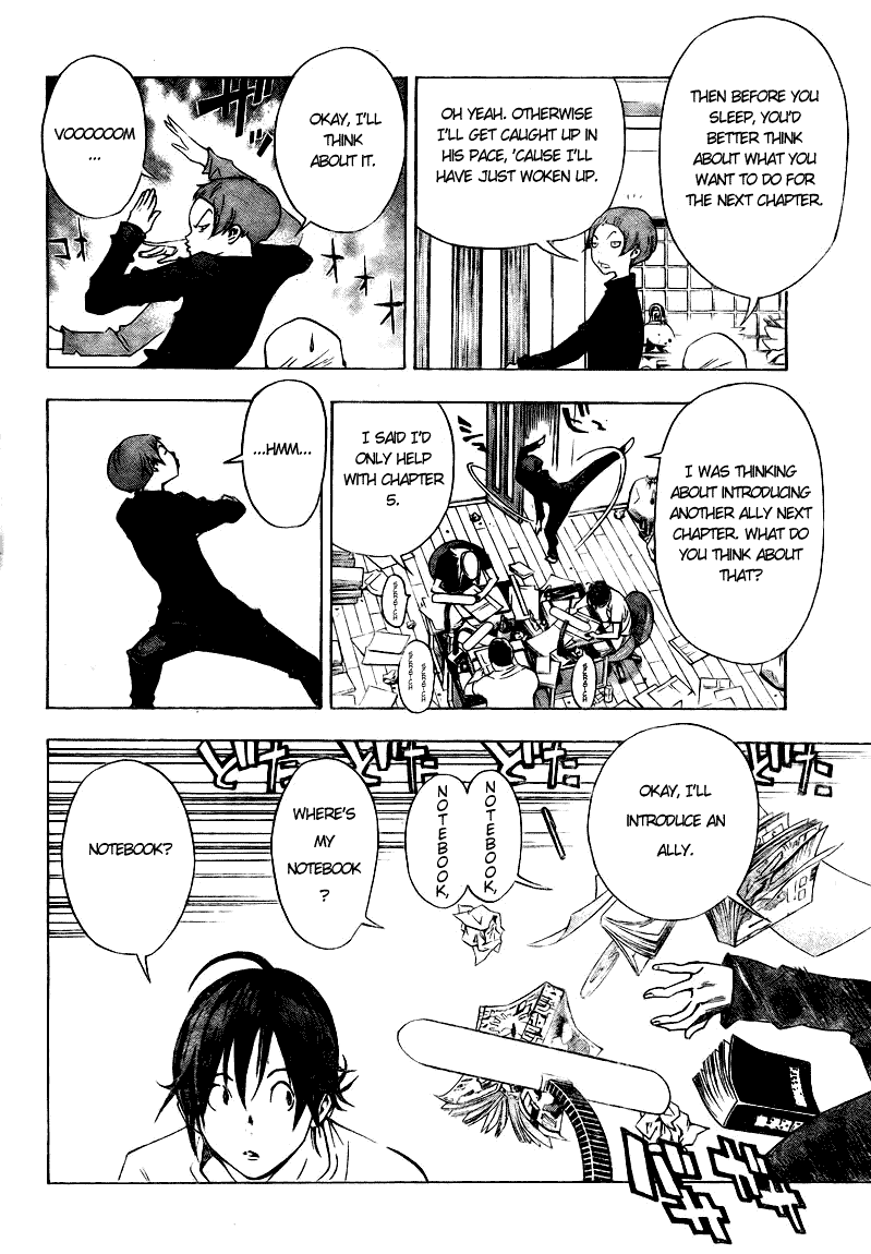 Bakuman Chapter 24 page 12 - Chapter 24: Notebooks and Characters