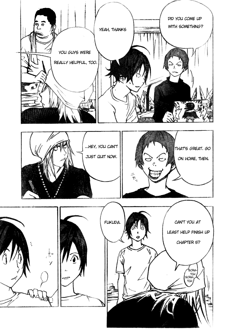 Bakuman Chapter 24 page 17 - Chapter 24: Notebooks and Characters